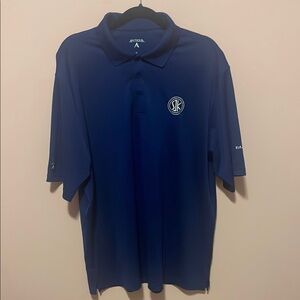 Antigua Blue Polo Shirt Classic Design